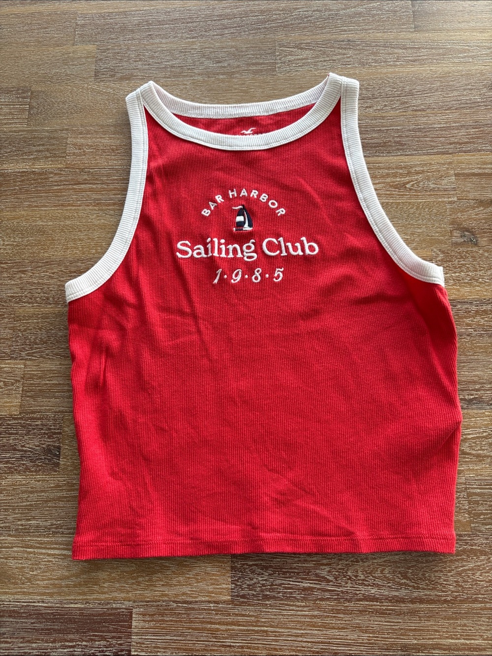 Sailing Club Red Tank Top